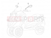 gilera 2013 Fuoco 500 tükör