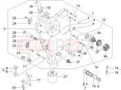 gilera 2013 Fuoco 500 Flywheel magneto cover - Oil filter