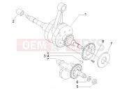 gilera 2014 Fuoco 500 Crankshaft