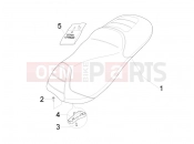 gilera 2014 Fuoco 500 LT Saddle/seats