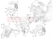 gilera 2014 Fuoco 500 LT Wheel huosing - Mudguard