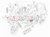 gilera 2007 GP 800 Main cable harness
