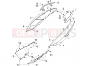 gilera 2008 GP 800 Side cover - Spoiler