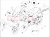gilera 2009 GP 800 Plates - Emblems