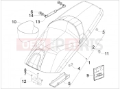 gilera 2009 GP 800 Saddle/seats