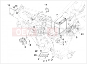 gilera 2010 GP 800 Remote control switches - Battery - Horn