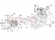 gilera 2009 GP 800 Centenario Head unit - Valve