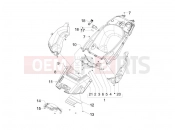 gilera 2009 GP 800 Centenario Helmet huosing - Undersaddle