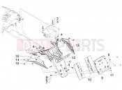 gilera 2009 GP 800 Centenario Rear cover - Splash guard