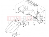 gilera 2009 GP 800 Centenario Wheel huosing - Mudguard