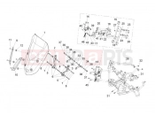 gilera 2009 GP 800 Centenario Windshield - Glass