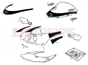 Handlebar covers-fairing - Gilera GPR 50
