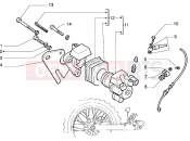 gilera H@k Rear brake caliper