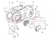 Crankcase cover - Crankcase cooling - Gilera Nexus 125 2007