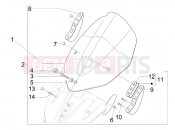 Windshield - Glass - Gilera Nexus 125 2007