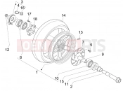 Front wheel - Gilera Nexus 125 2008