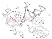 Handlebars coverages - Gilera Nexus 125 2008