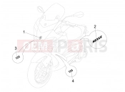 Plates - Emblems - Gilera Nexus 125 2008