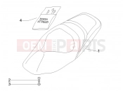 Saddle/seats - Gilera Nexus 125 2008