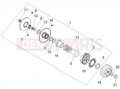 gilera 2007 Nexus 250 Driven pulley