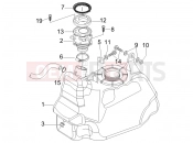 gilera 2007 Nexus 250 Benzin tank