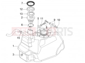 Fuel tank - Gilera Nexus 250 SP 2007
