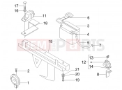 Remote control switches - Battery - Horn - Gilera Nexus 250 SP 2007