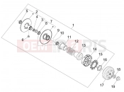 gilera 2009 Nexus 300 ie Driven pulley