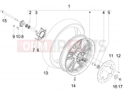 gilera 2009 Nexus 300 ie Front wheel