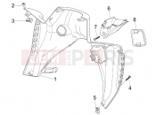 gilera 2011 Nexus 300 ie Front glove-box - Knee-guard panel