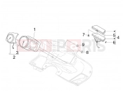 gilera 2011 Nexus 300 ie Meter combination - Cruscotto