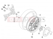 gilera 2011 Nexus 300 ie Rear wheel