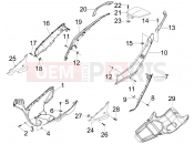 gilera 2011 Nexus 300 ie Side cover - Spoiler