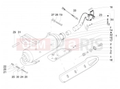 gilera 2006 Nexus 500 Silencer
