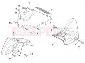 gilera 2006 Nexus 500 Wheel huosing - Mudguard