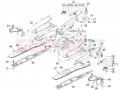 gilera 2007 Nexus 500 Central cover - Footrests