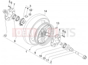 Front wheel - Gilera Nexus 500 2009