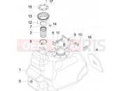 Fuel tank - Gilera Nexus 500 2011