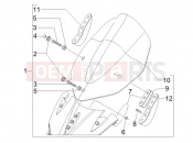 Windshield - Glass - Gilera Nexus 500 2011
