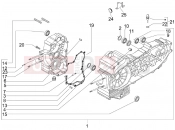 Crankcase - Gilera Nexus 500 SP 2007