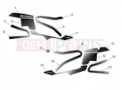 Plates - Emblems - Gilera Oregon 250 2008