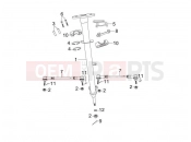 gilera 2009 Oregon 250 Steering post articulation