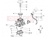 Carburetor's components - Gilera Oregon 250 2010