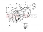 Crankcase cover - Crankcase cooling - Gilera Oregon 250 2010