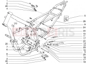 Frame - Gilera RK 50