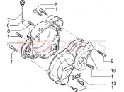 Half crankcase covers - Gilera RK 50
