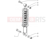 Rear suspension - Gilera RK 50
