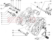 Selector drum - Gilera RK 50