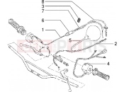 Transmissions-switch-Driving mirror - Gilera RK 50