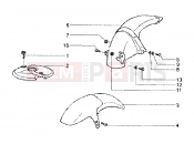 Front and rear mudguard - Gilera Runner 125 FX 2T